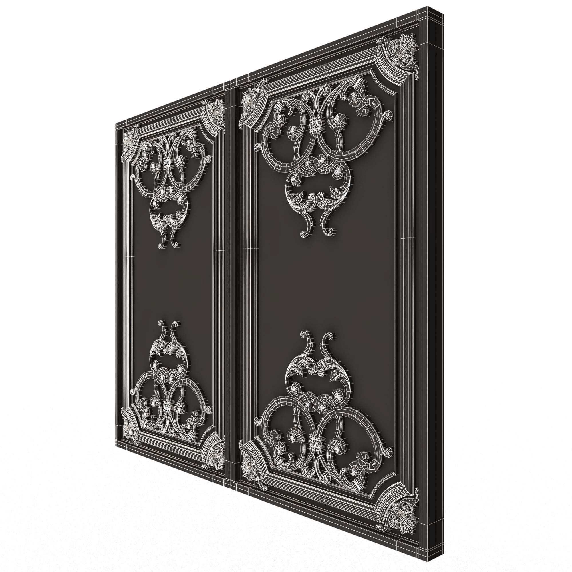 Backgammon Set Collection 02 Low-poly 3D model_70