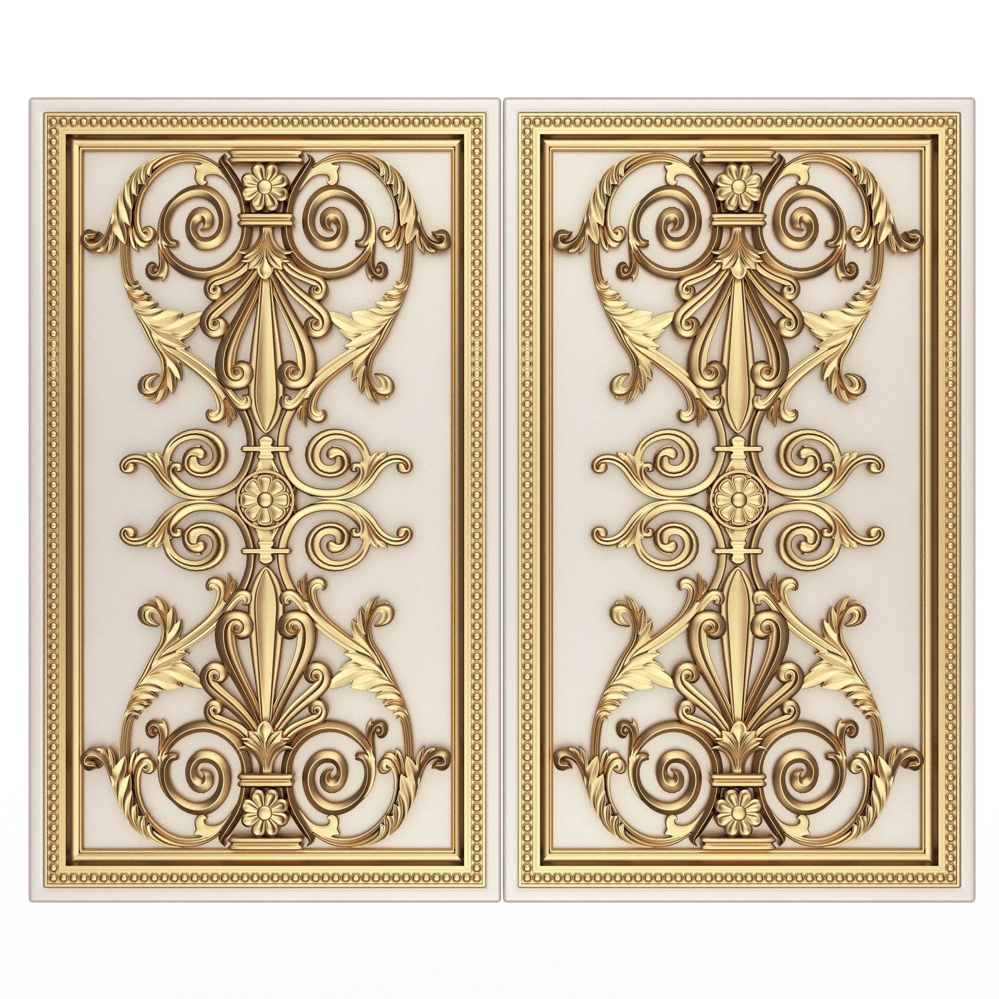 Backgammon Set Collection 02 Low-poly 3D model_19