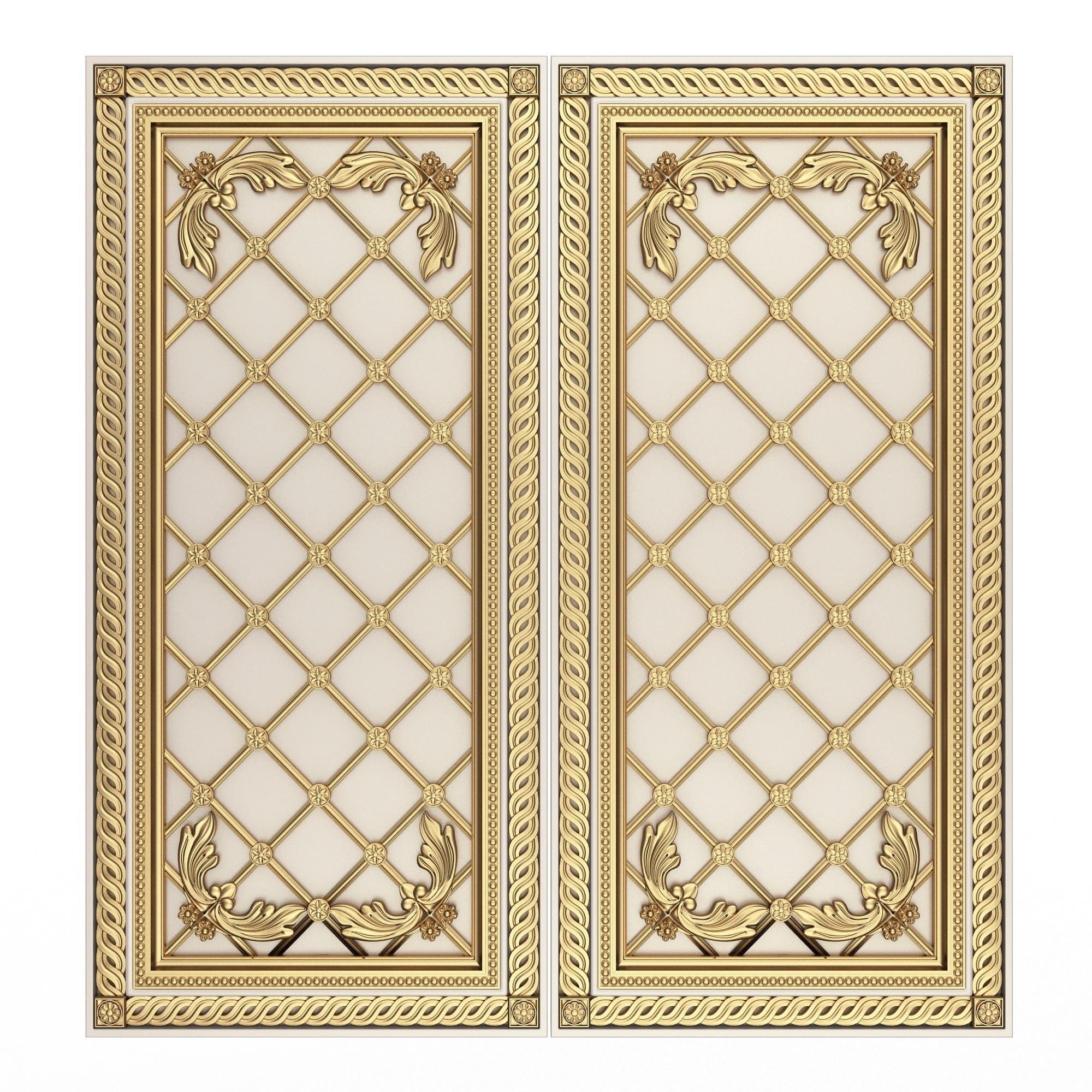 Backgammon Set Collection 02 Low-poly 3D model_6