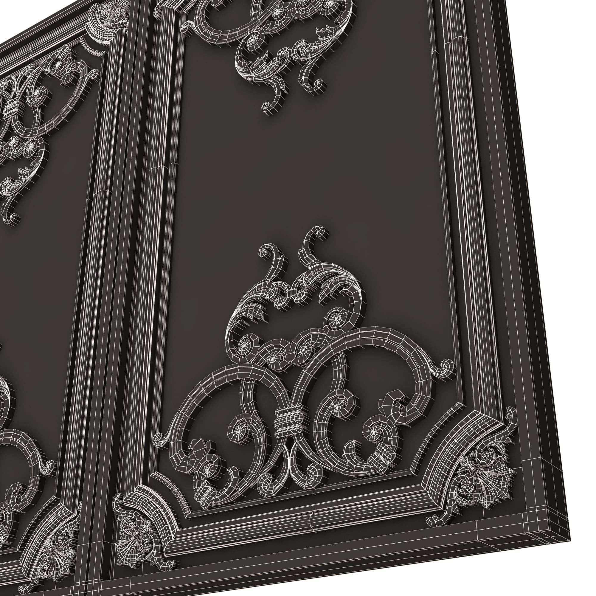 Backgammon Set Collection 02 Low-poly 3D model_72