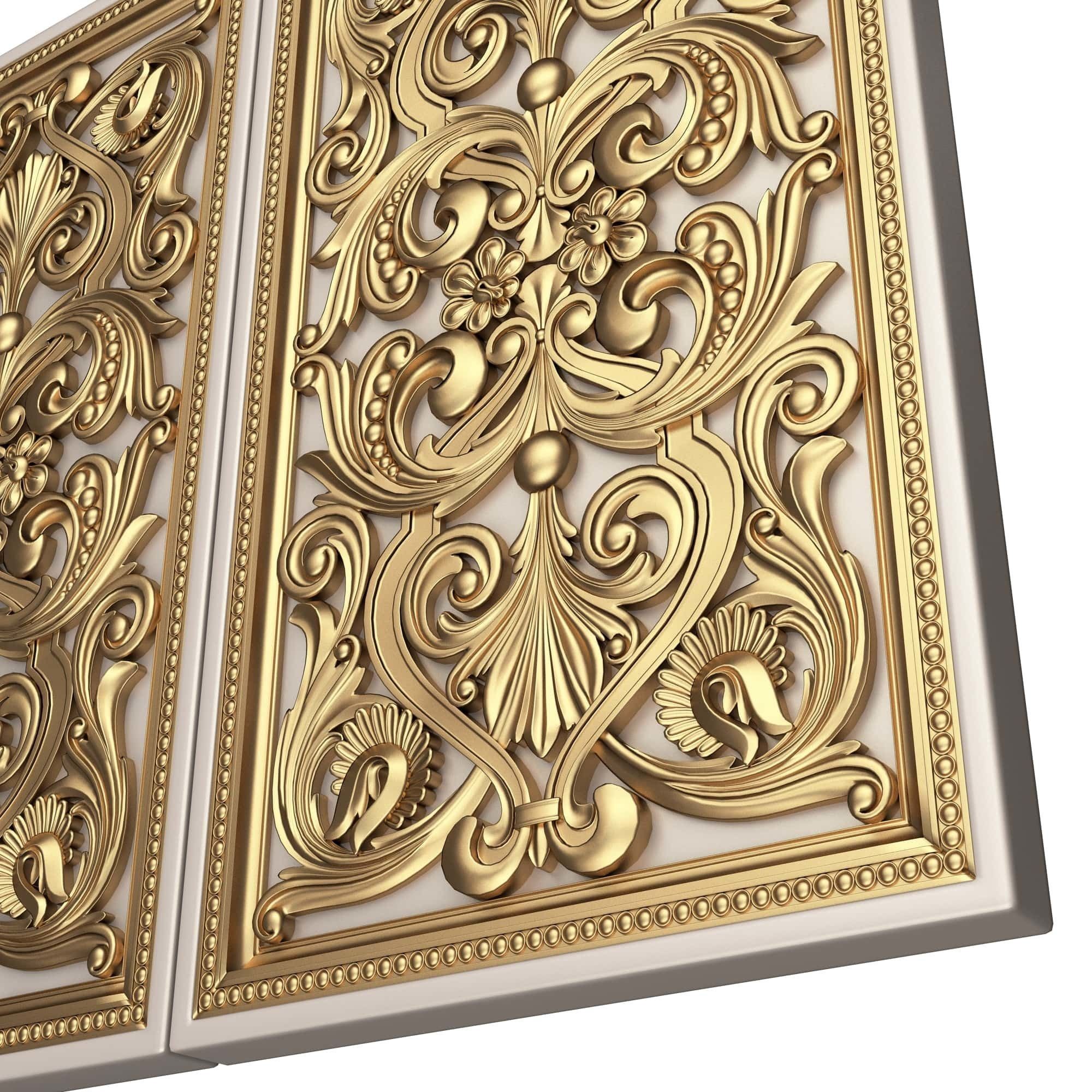 Backgammon Set Collection 02 Low-poly 3D model_37