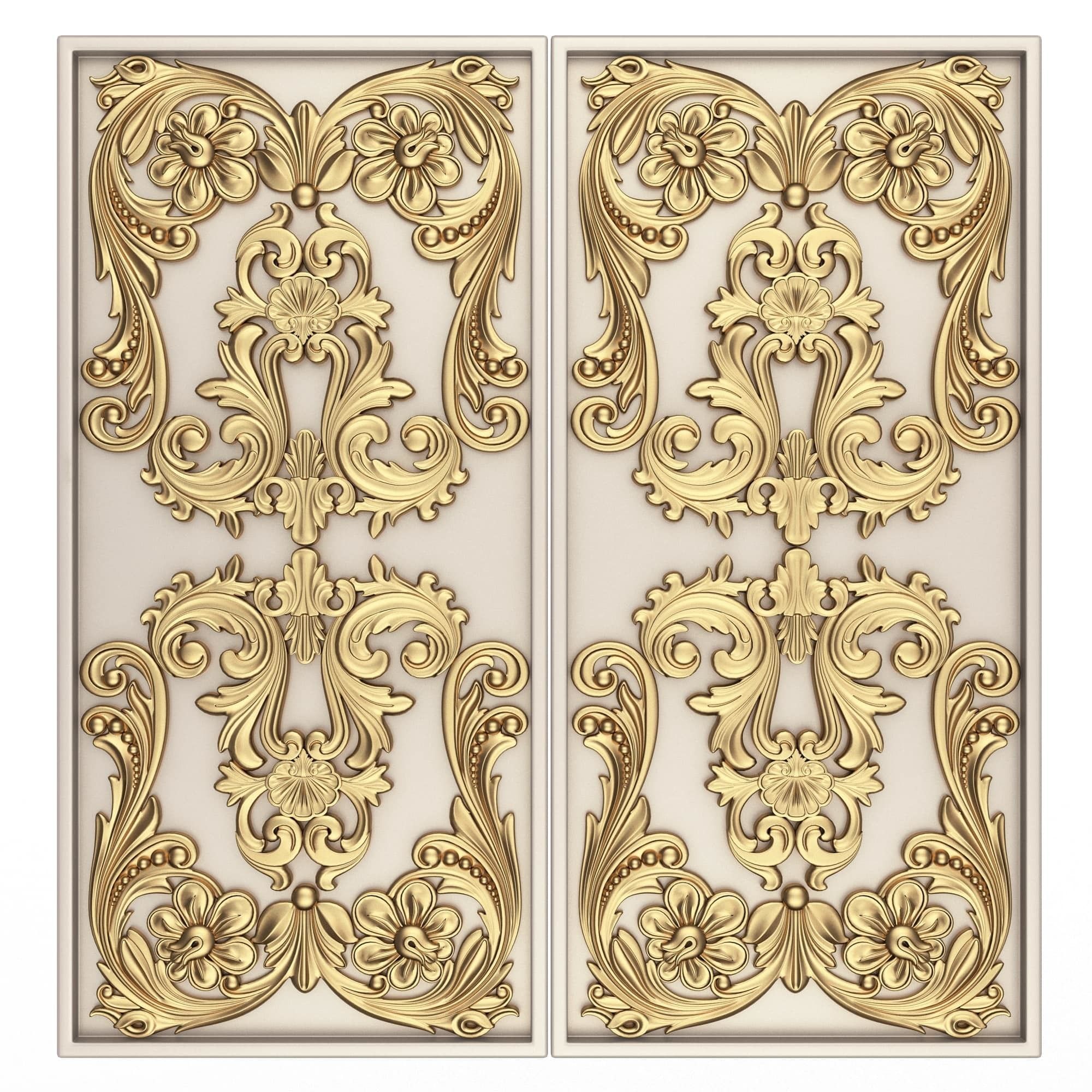 Backgammon Set Collection 02 Low-poly 3D model_12