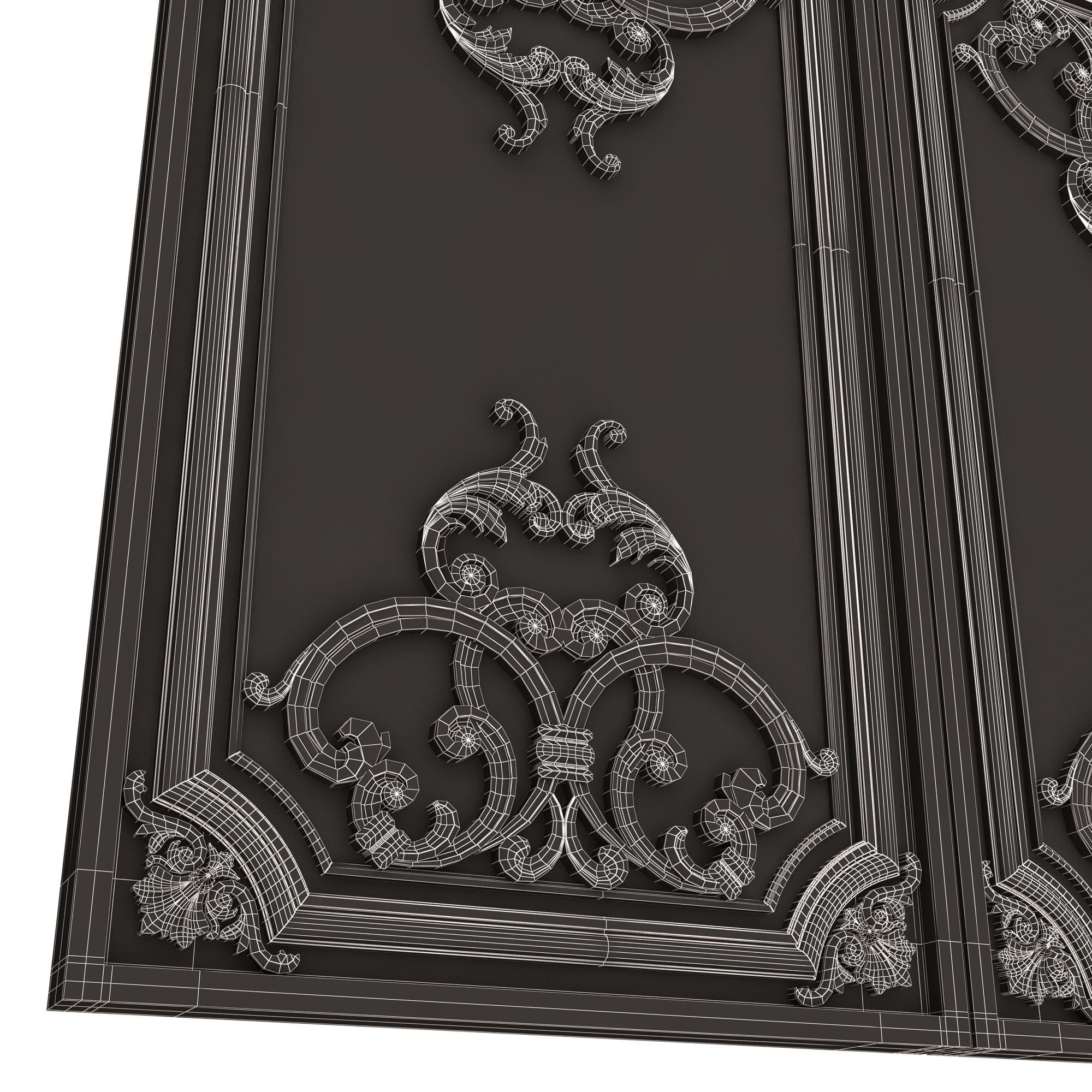 Backgammon Set Collection 02 Low-poly 3D model_71