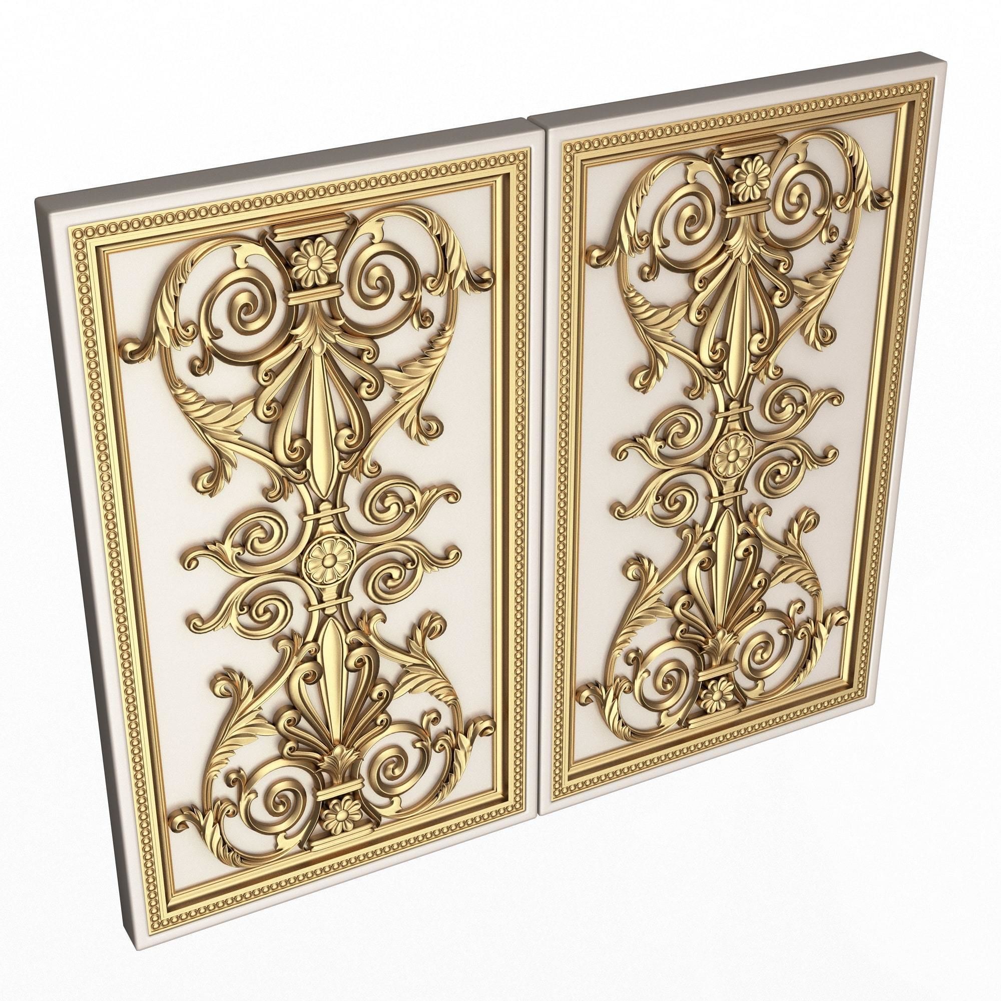 Backgammon Set Collection 02 Low-poly 3D model_20