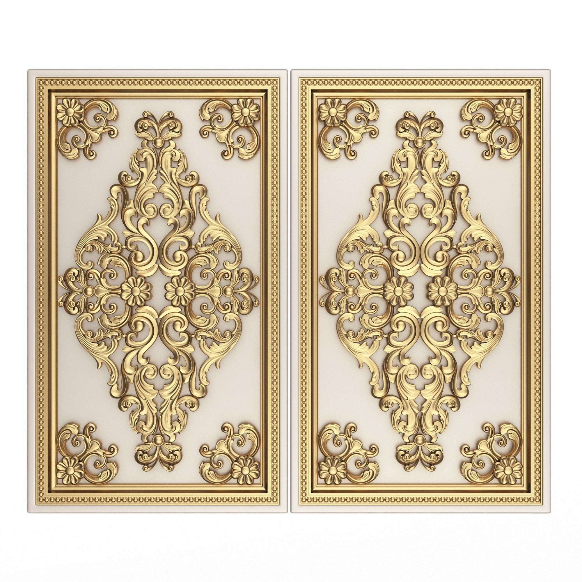 Backgammon Set Collection 02 Low-poly 3D model_41