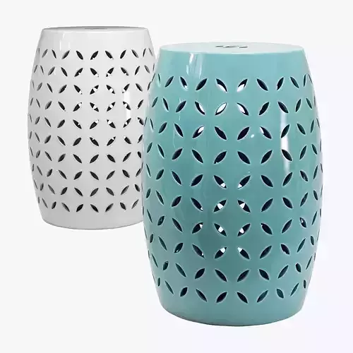 Wrought studio feliciana petal accent stool