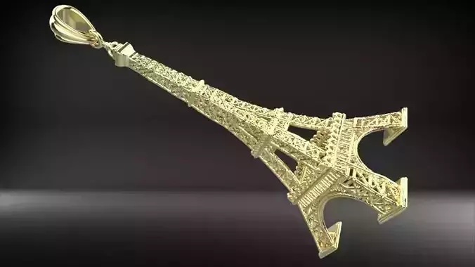 EFFIEL TOWER PENDANT CHARM NECKLACE JEWELRY 