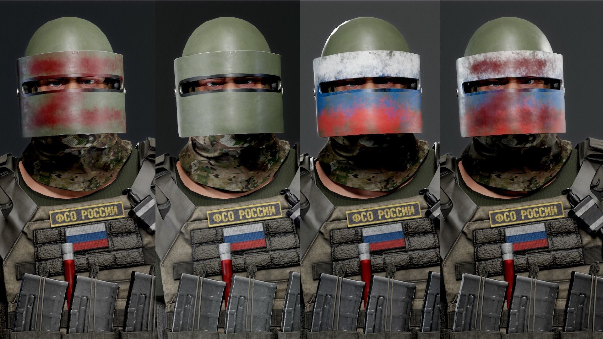 MODULAR RUSSION-SOLDIER PACK Low-poly 3D model_15