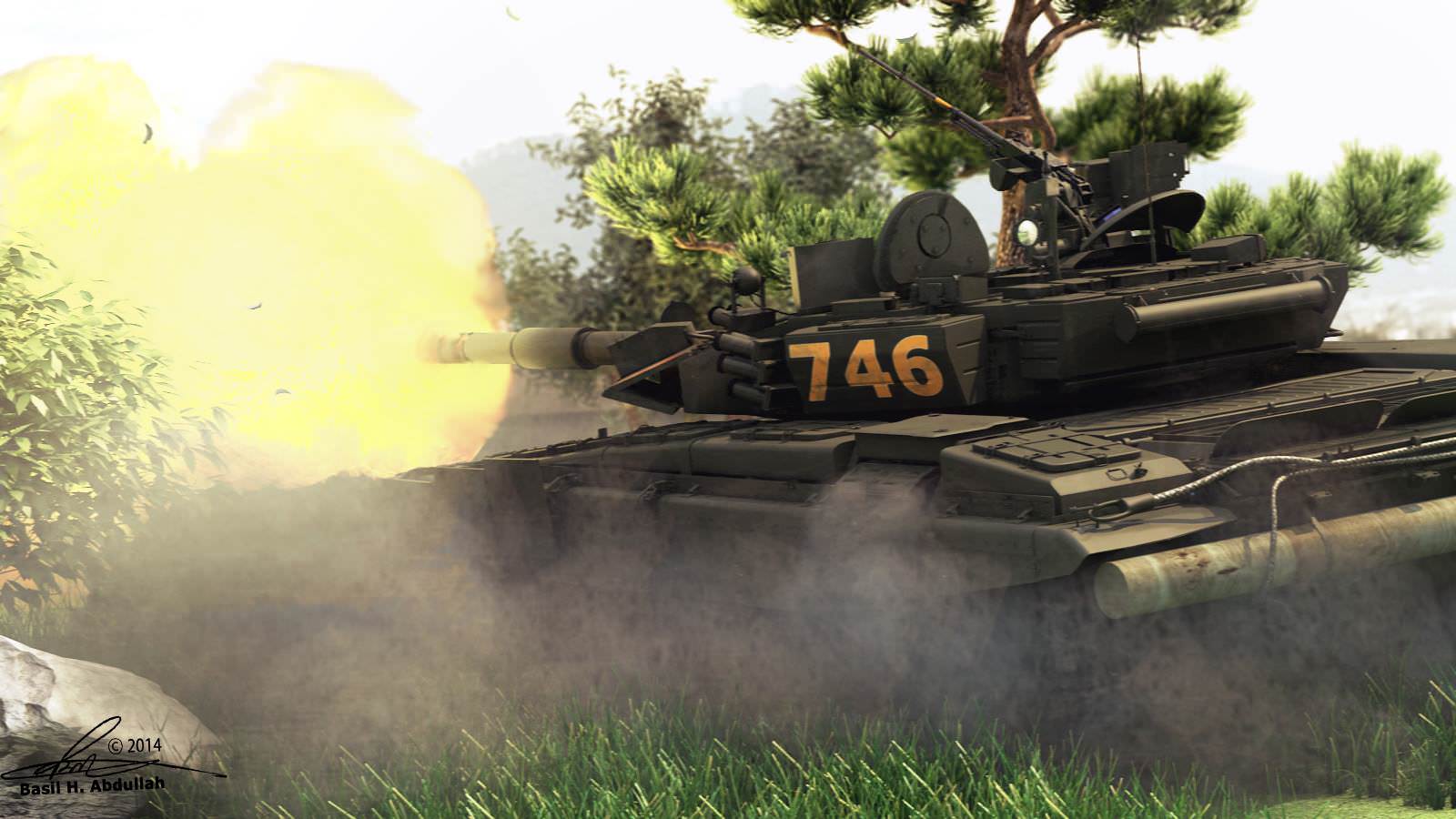 T-90A Russian Main Battle Tank 3D model_6