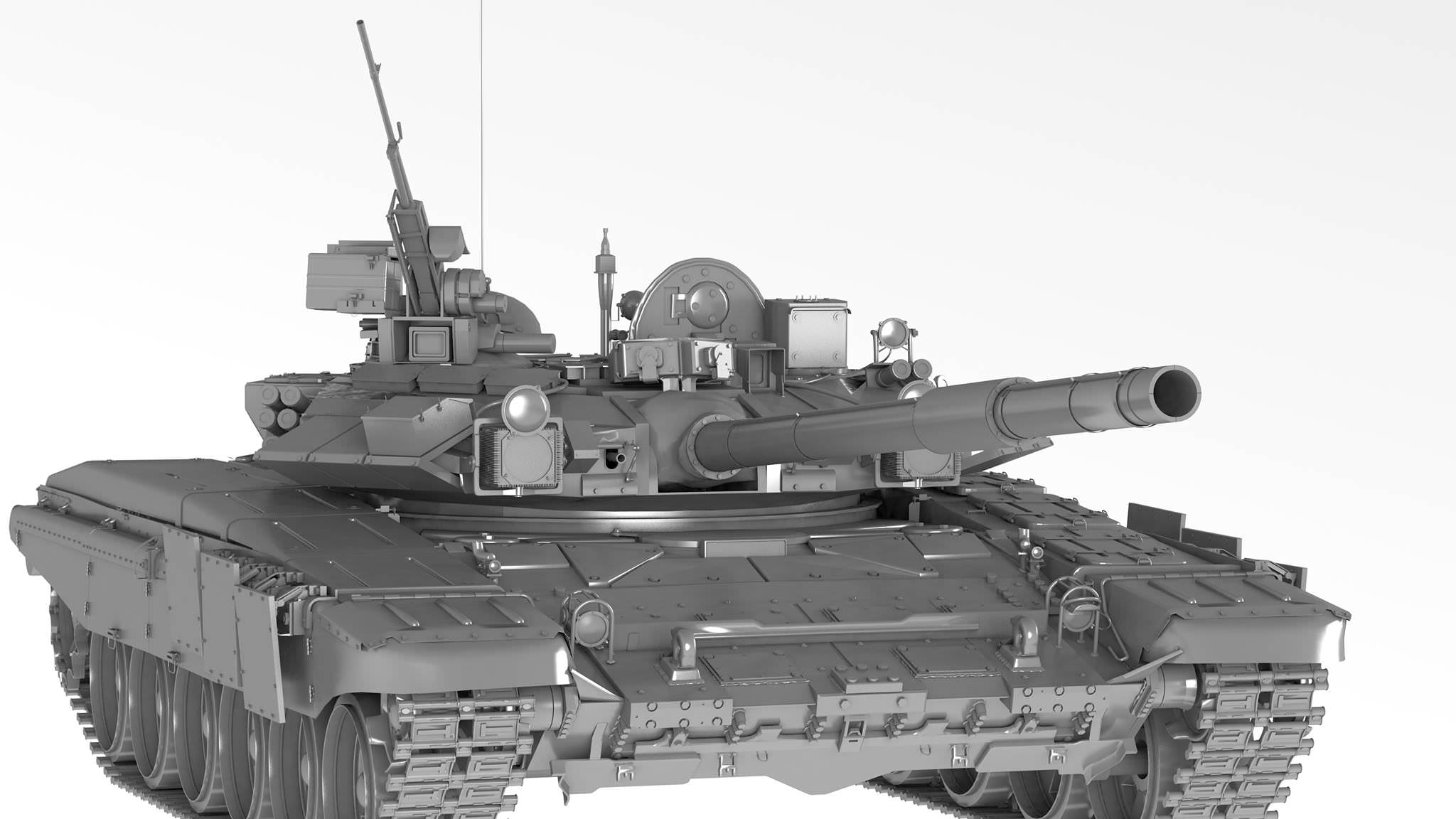 T-90A Russian Main Battle Tank 3D model_2