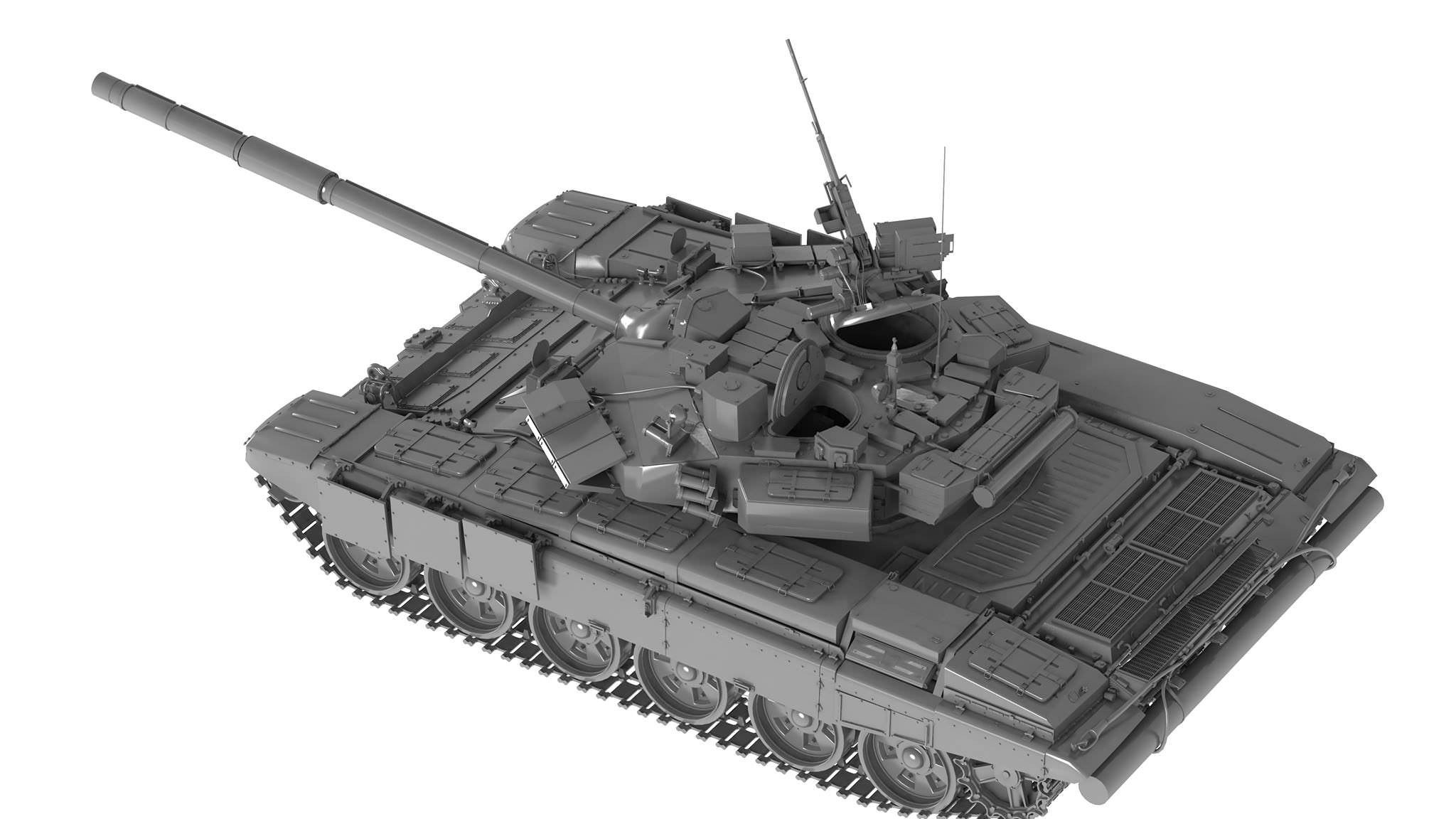 T-90A Russian Main Battle Tank 3D model_1