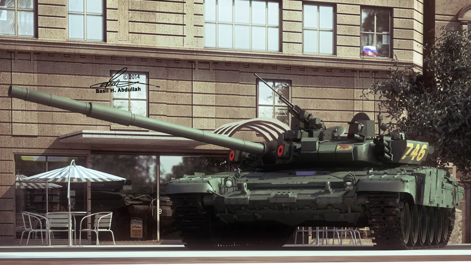 T-90A Russian Main Battle Tank 3D model_5