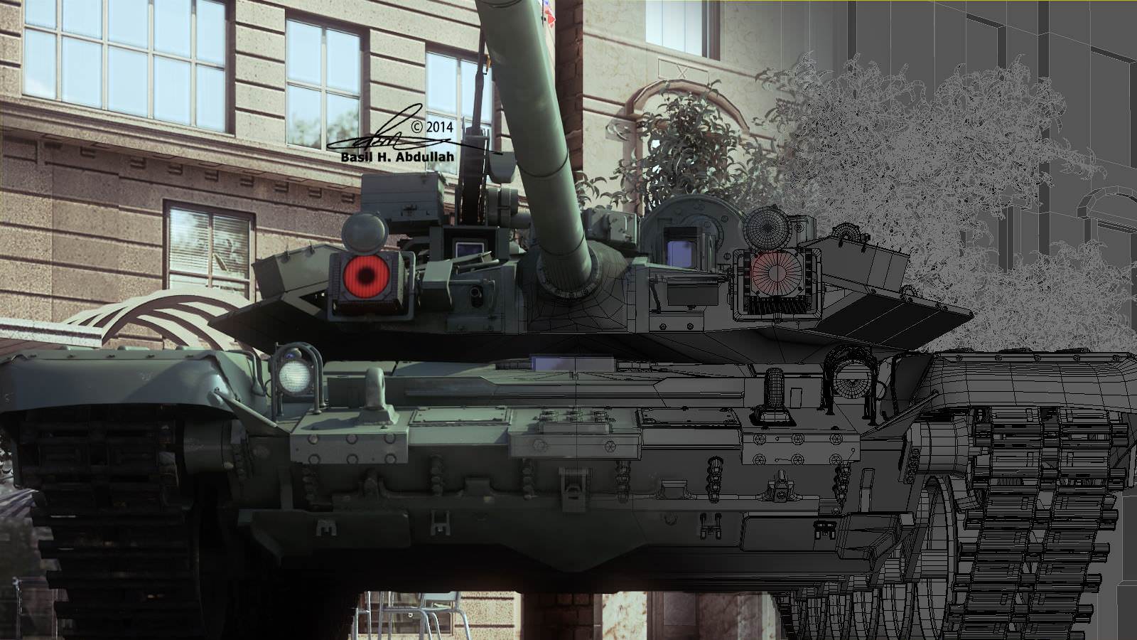 T-90A Russian Main Battle Tank 3D model_8