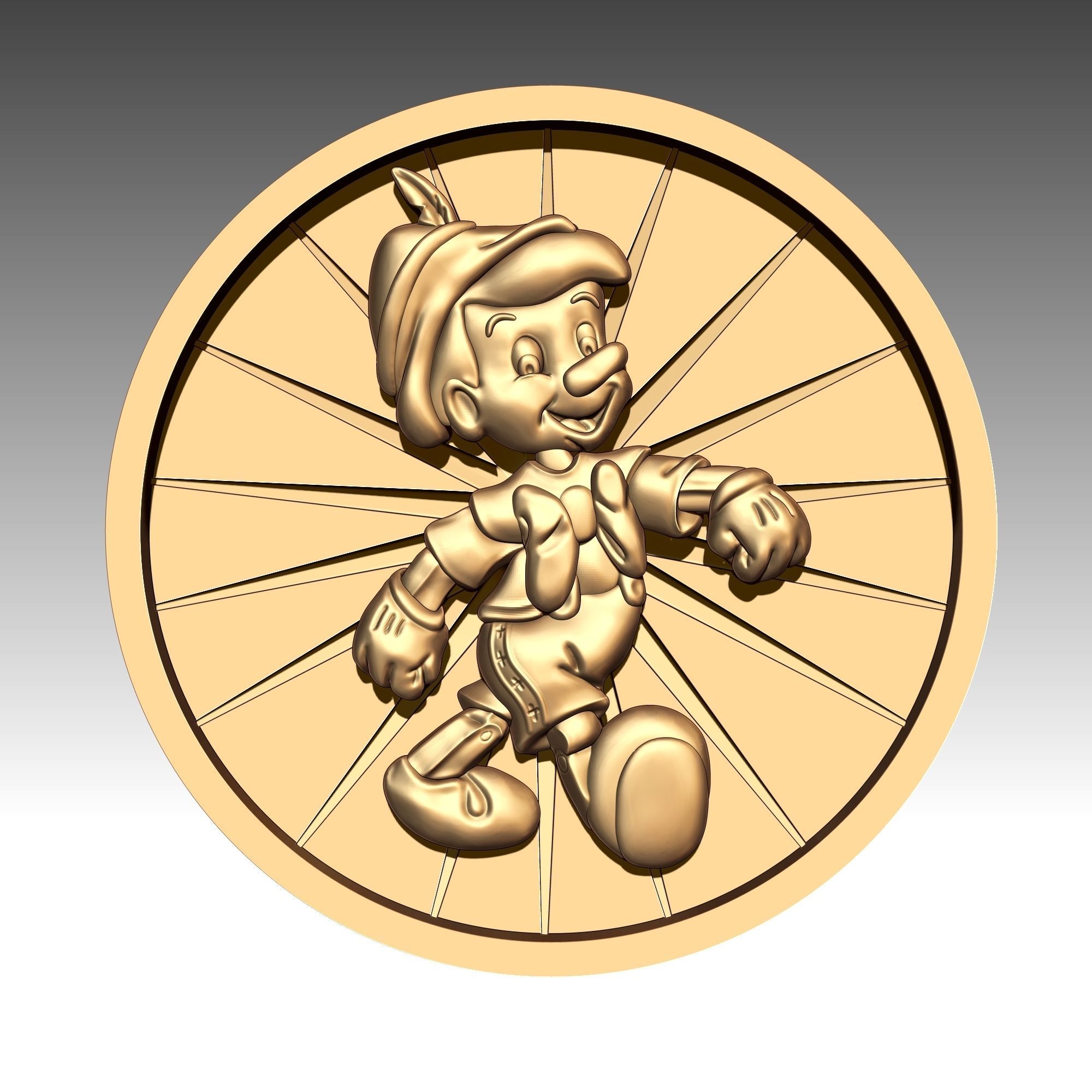 Pinocho 3D print model_4