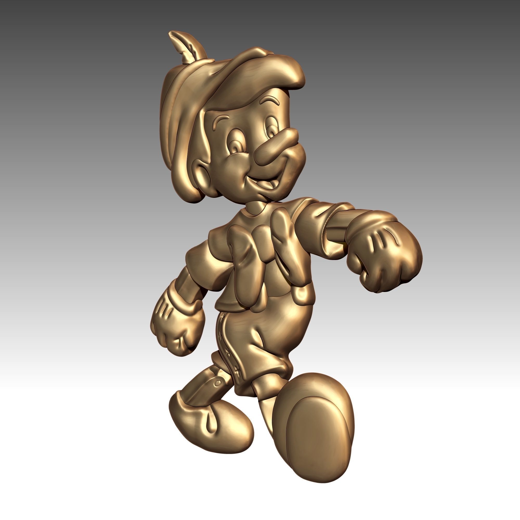 Pinocho 3D print model_2