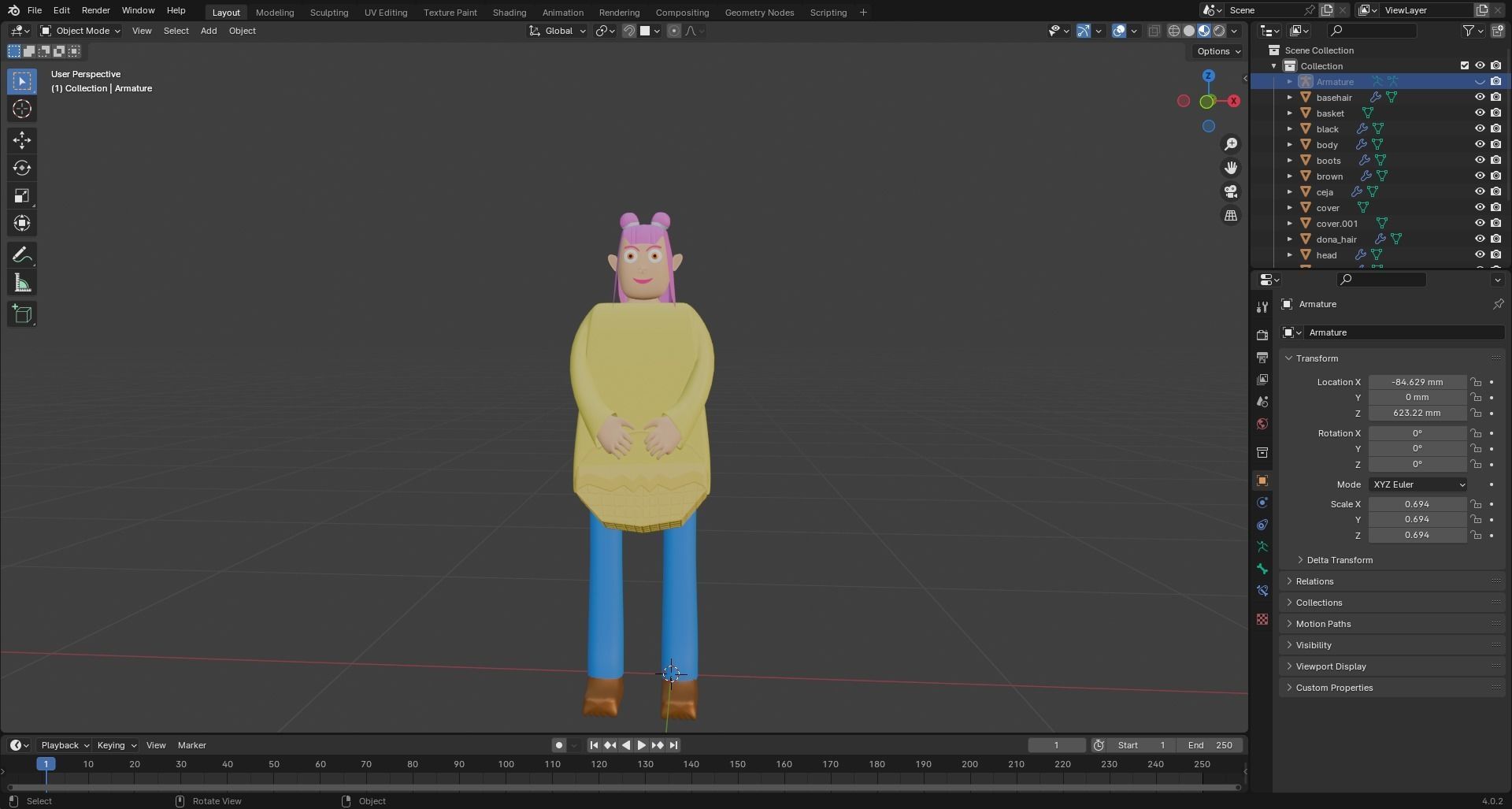 Salesperson of Tacos de Canasta 3D print model_1