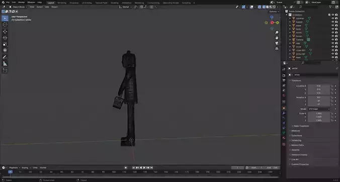 Salesperson of Tacos de Canasta 3D print model