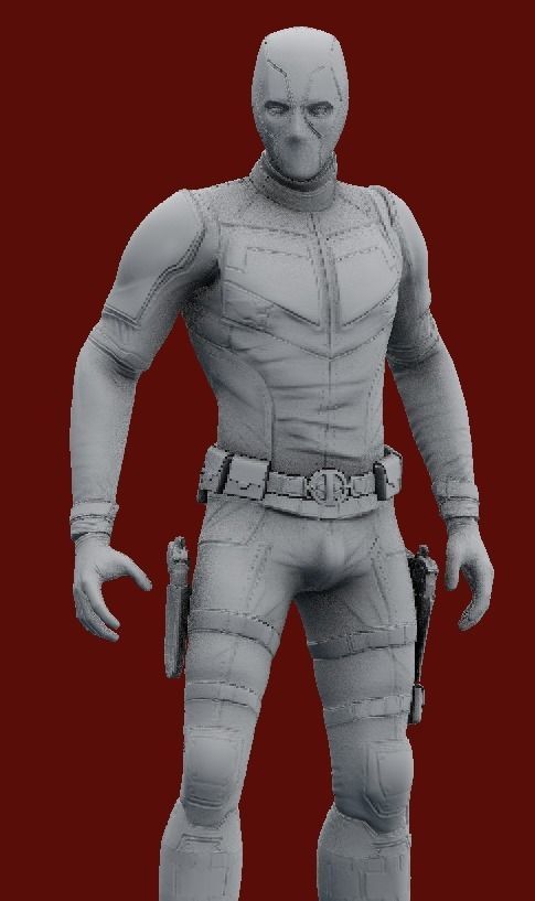 deadpool For 3dprint 3D print model_2