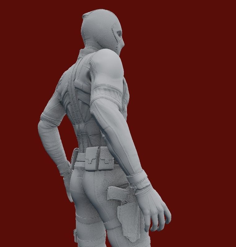 deadpool For 3dprint 3D print model_3
