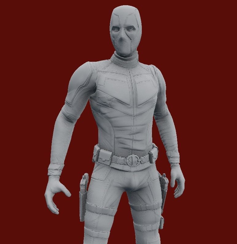 deadpool For 3dprint 3D print model_4