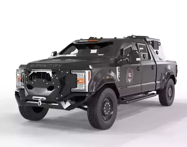 Generic Armored Truck F250 2018 3D model