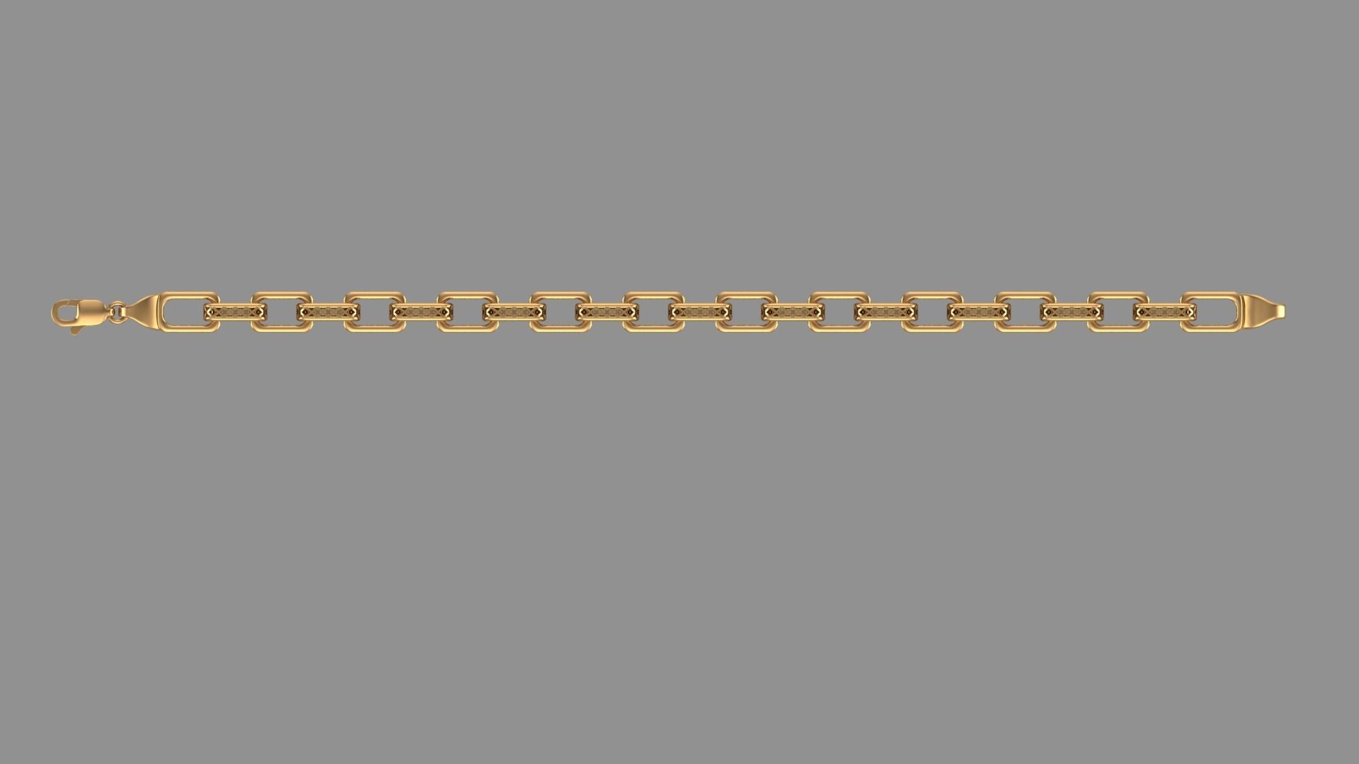 Chain Bracelet Fusion 3D print model_3