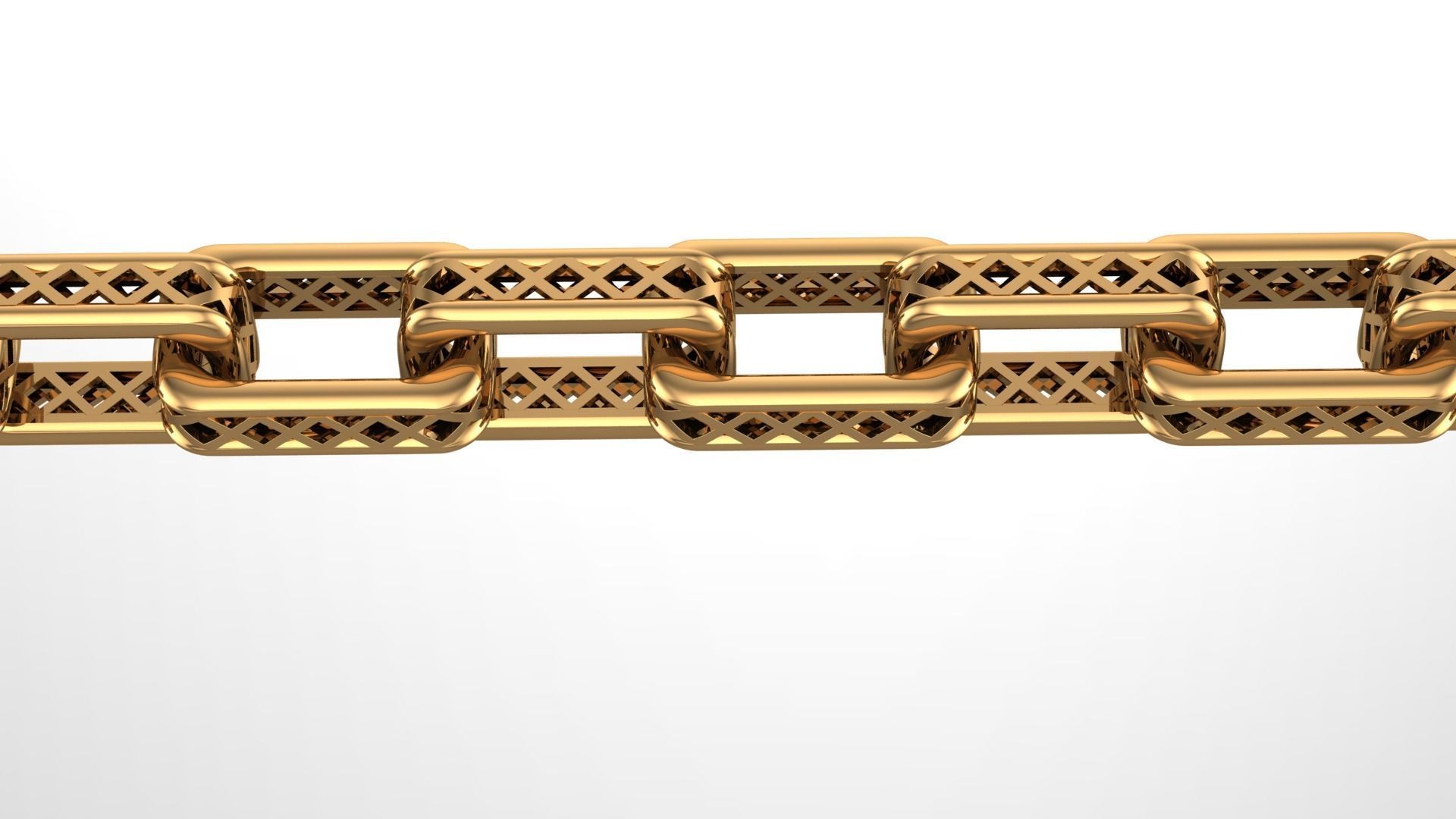 Chain Bracelet Fusion 3D print model_4