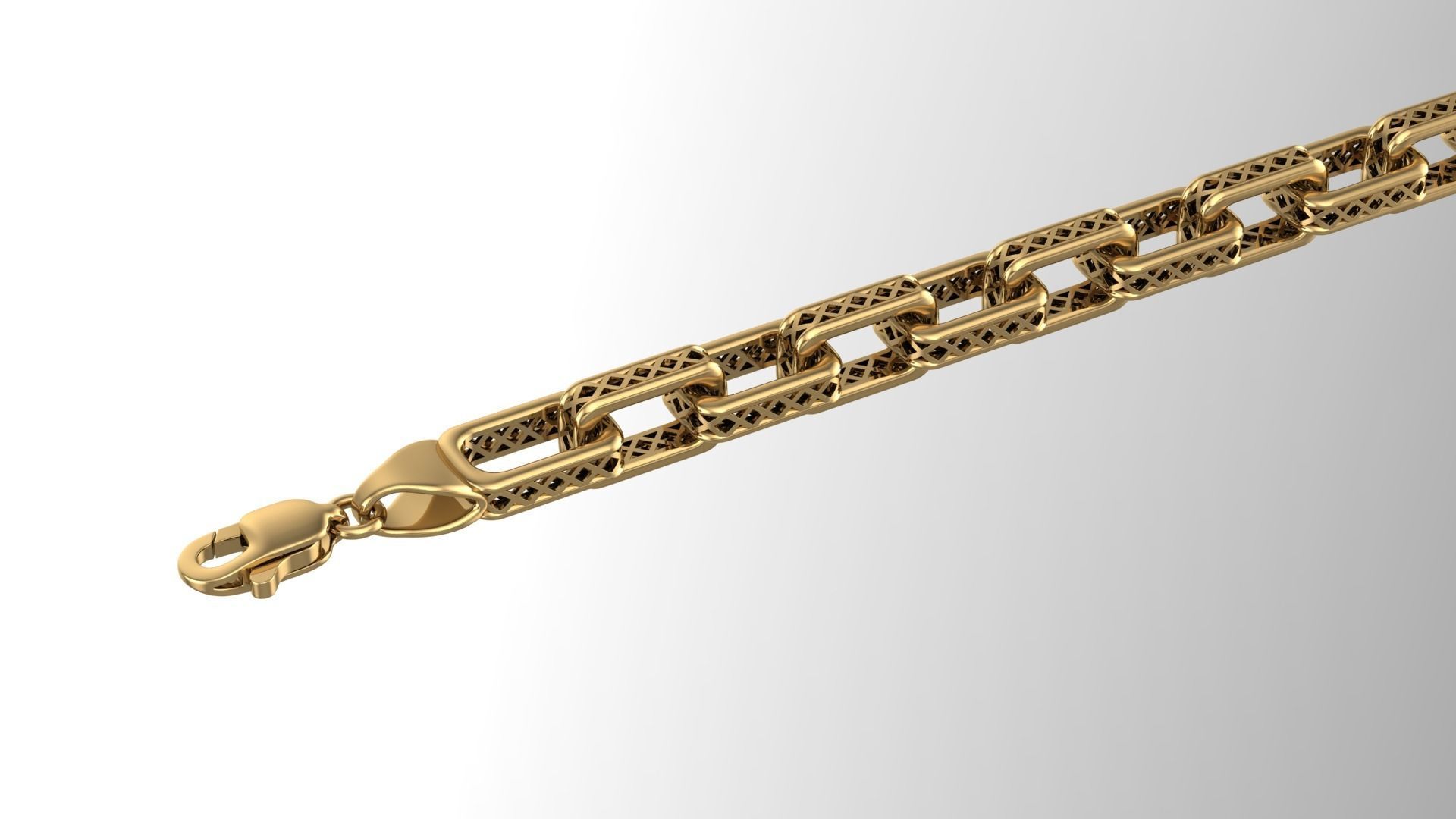 Chain Bracelet Fusion 3D print model_6
