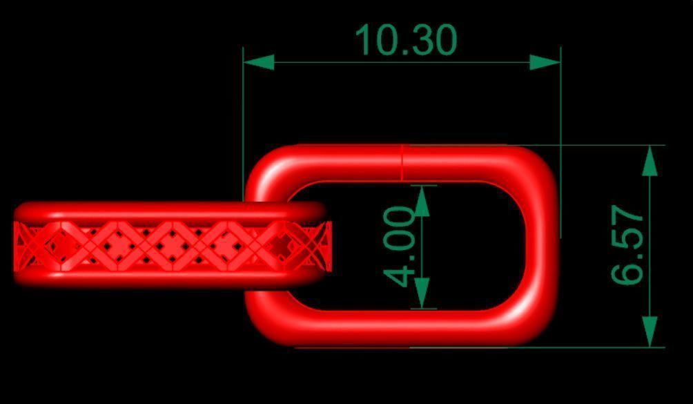 Chain Bracelet Fusion 3D print model_1