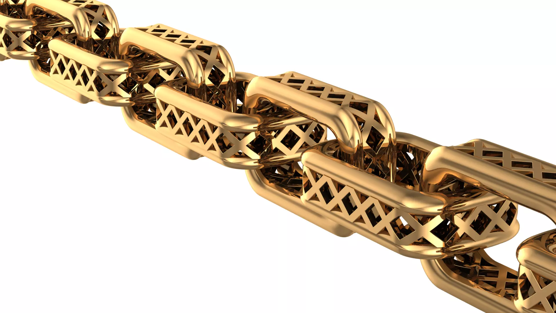 Chain Bracelet Fusion 3D print model_0