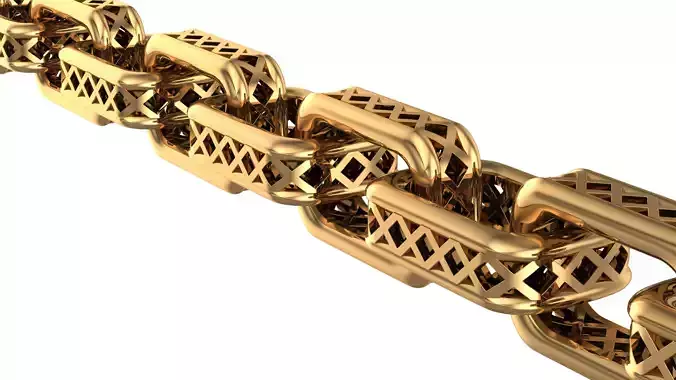 Chain Bracelet Fusion 3D print model