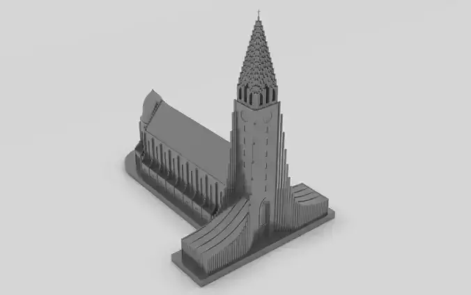 Hallgrimskirkja Iceland Reykjavik - Church of Hallgrimur Print