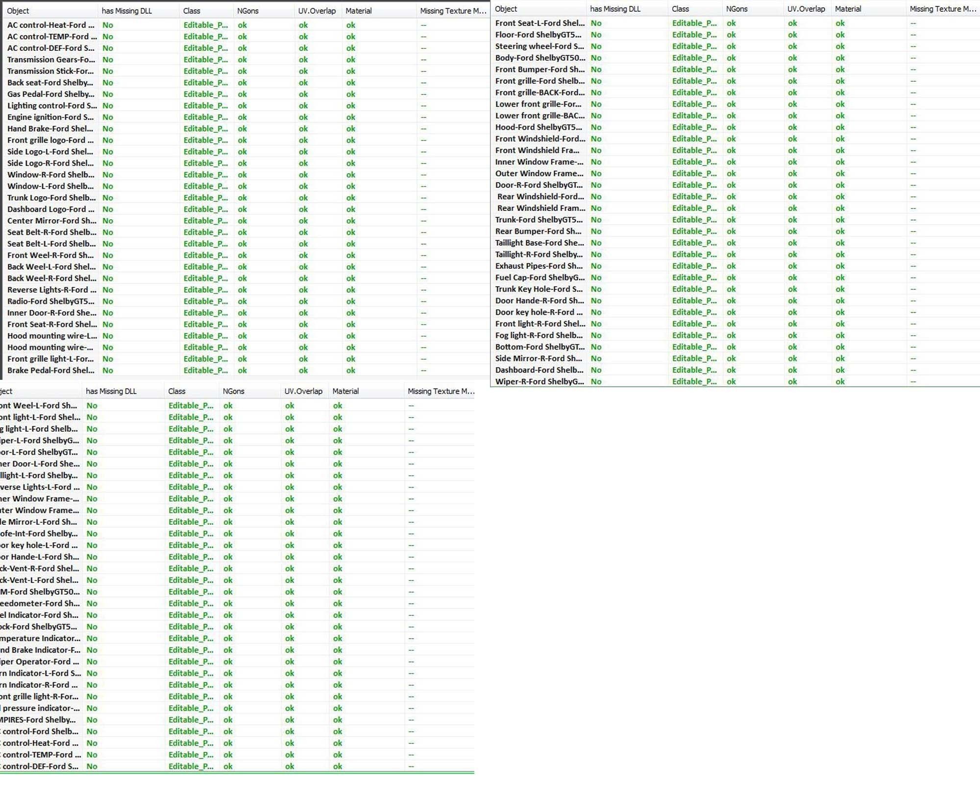 Shelby GT500 1967  Low-poly 3D model_28