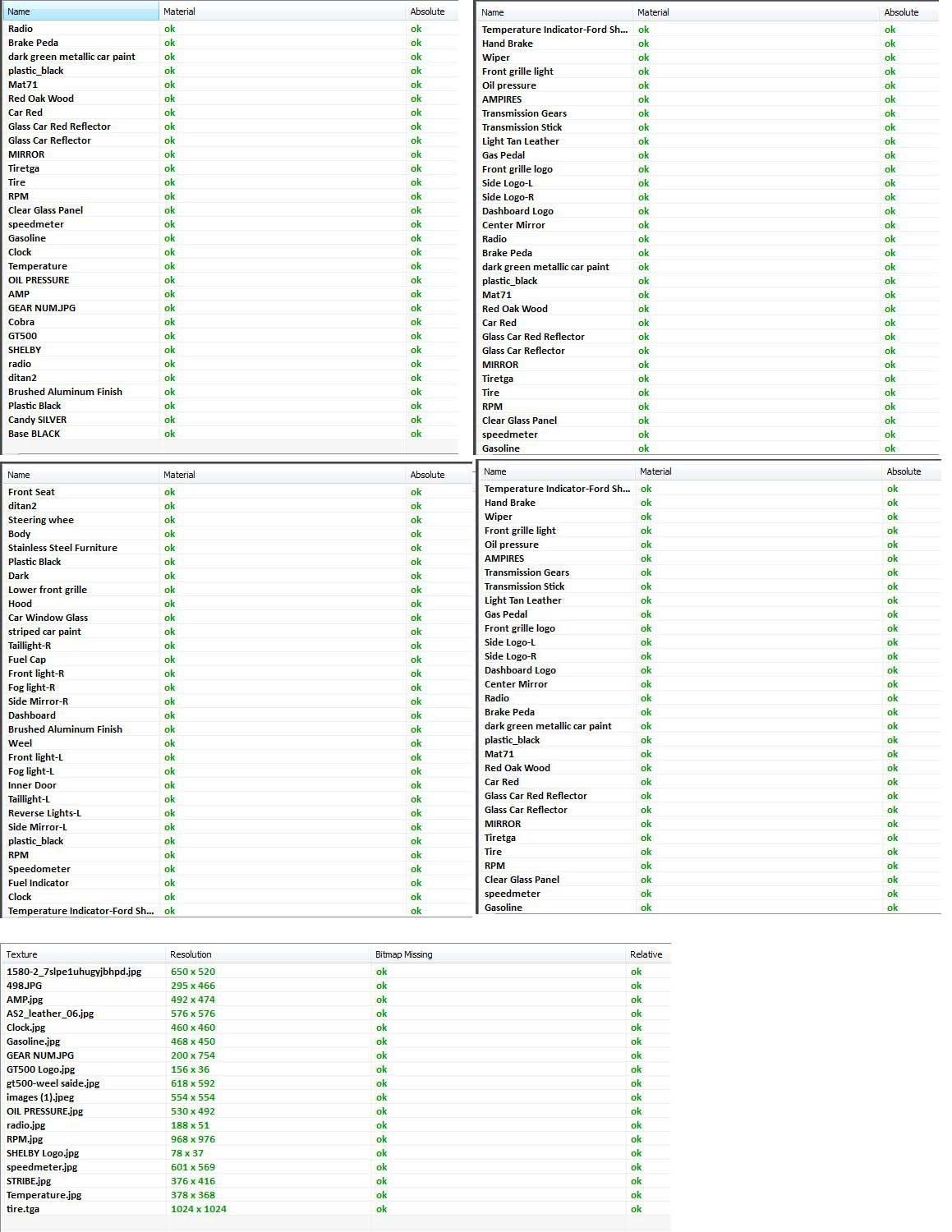 Shelby GT500 1967  Low-poly 3D model_29