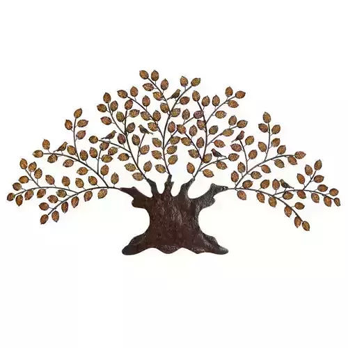 Traditional Landscape  Nature Wall Decor on Metal
