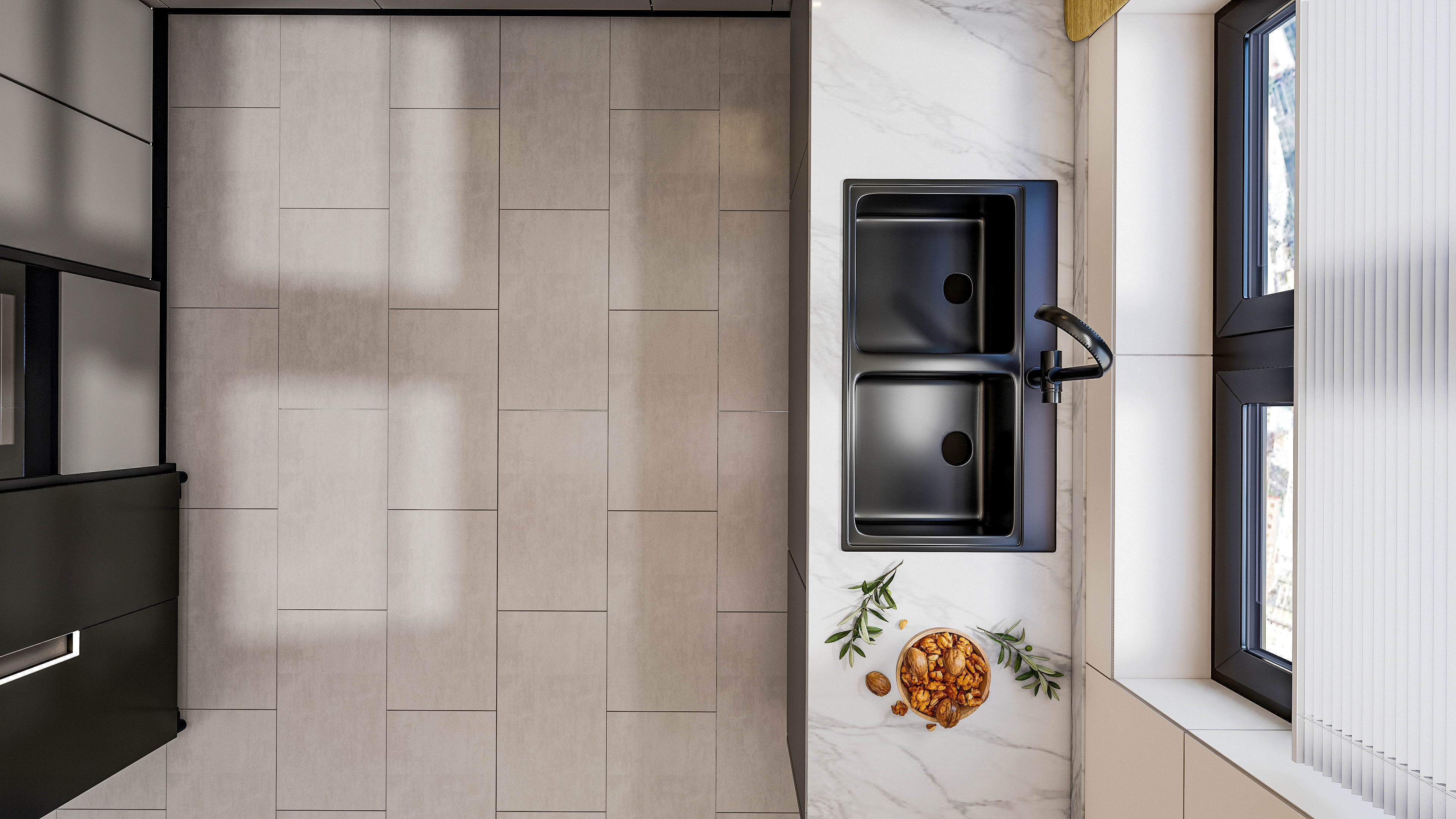 Kitchen Modern interior 0048 3D model_11