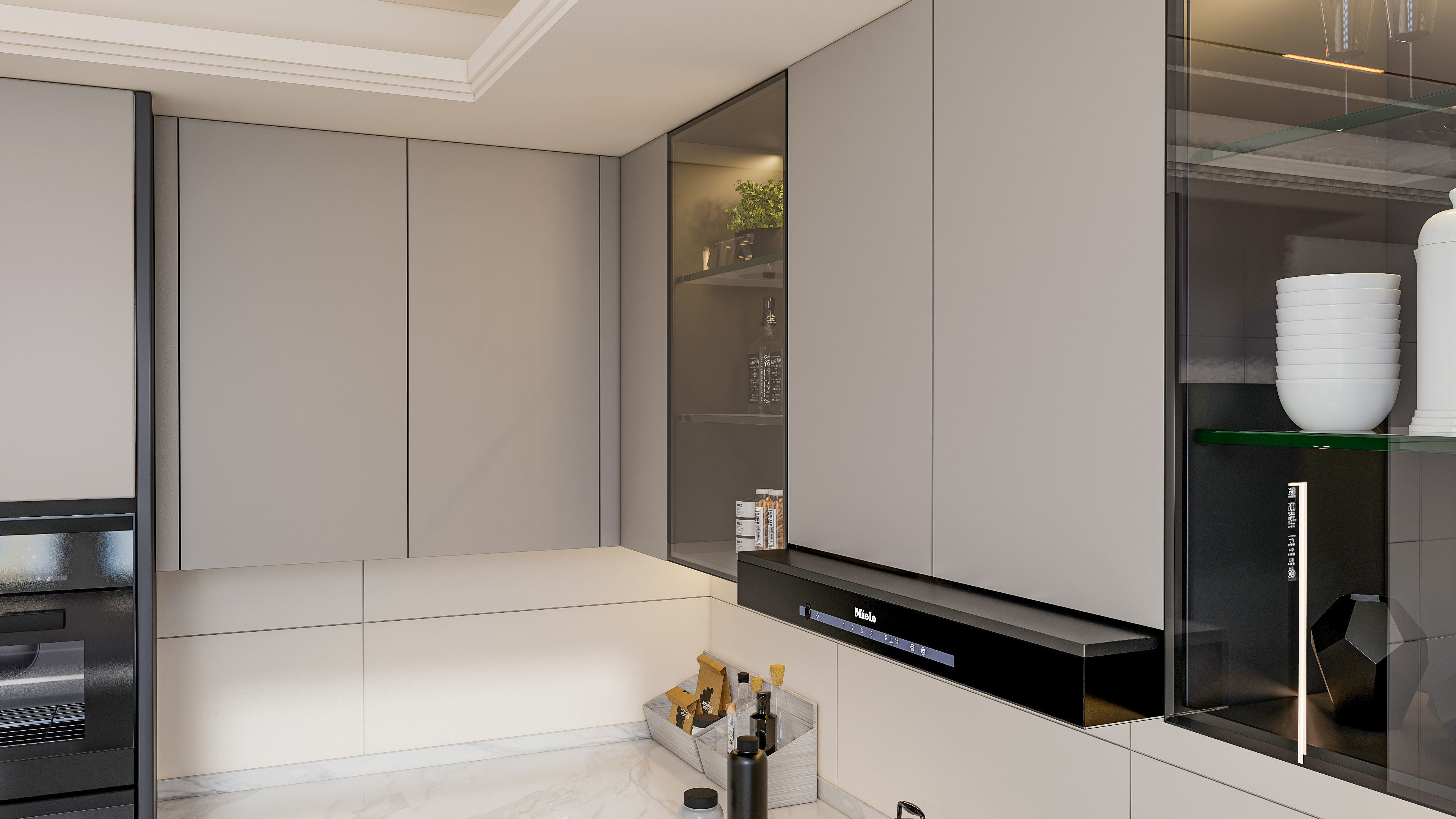 Kitchen Modern interior 0048 3D model_5