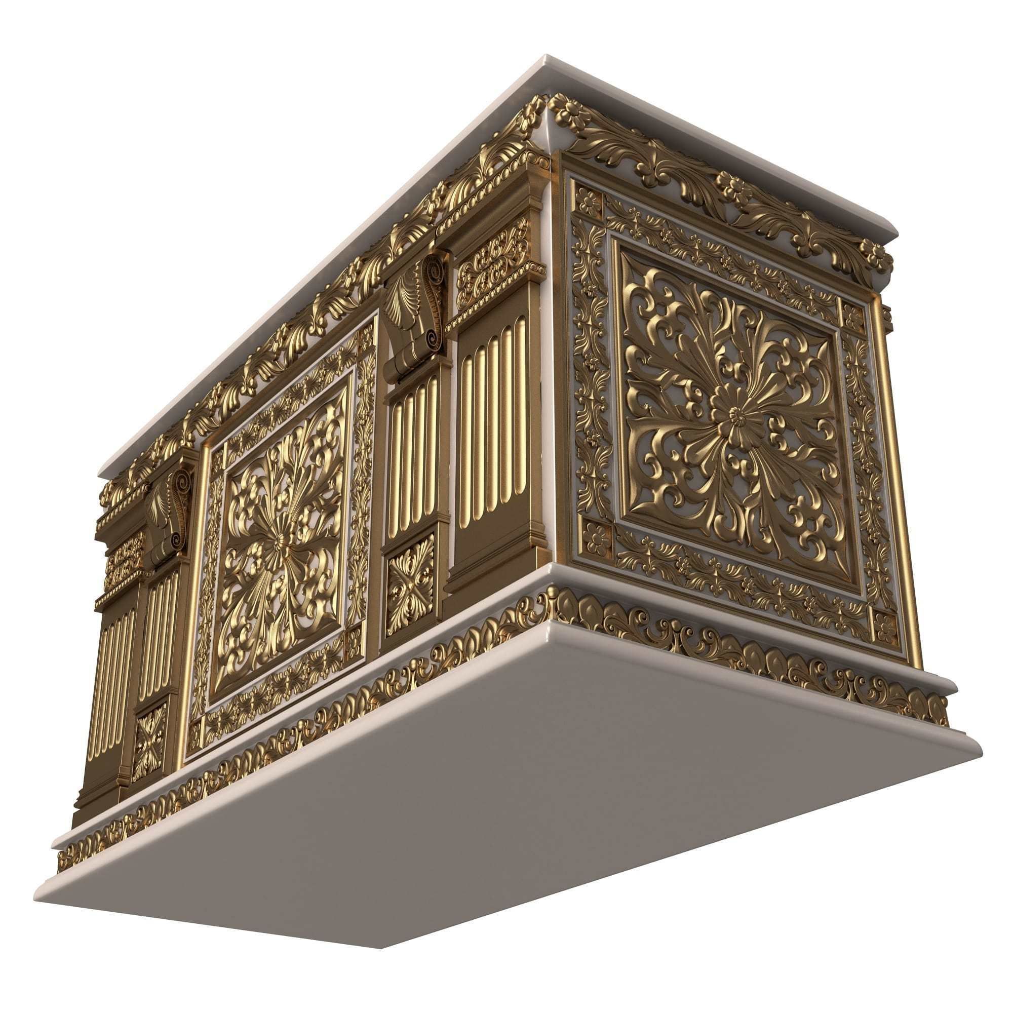 Chest 01 Low-poly 3D model_2