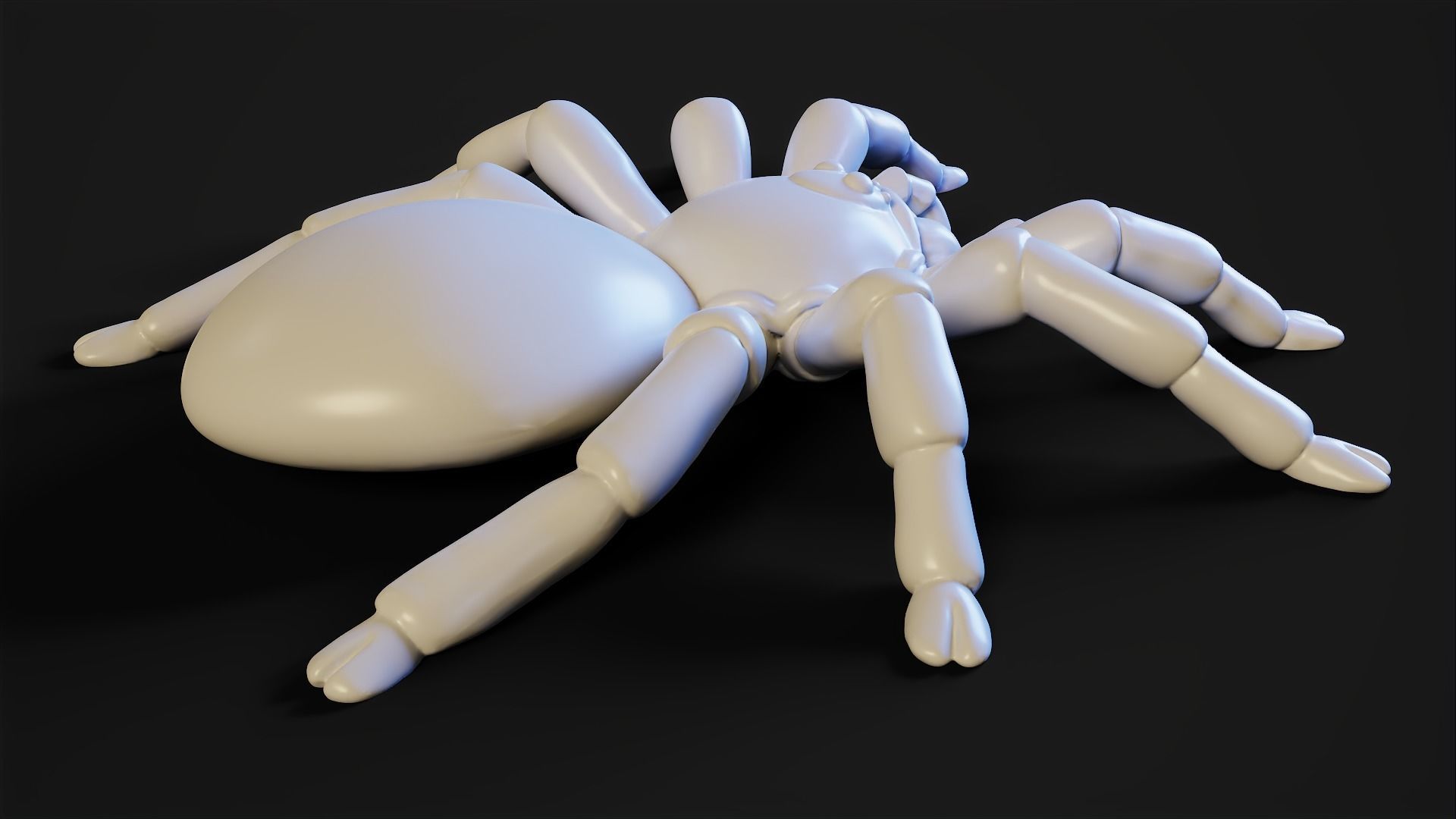Spider - 3D Printable 3D print model_6