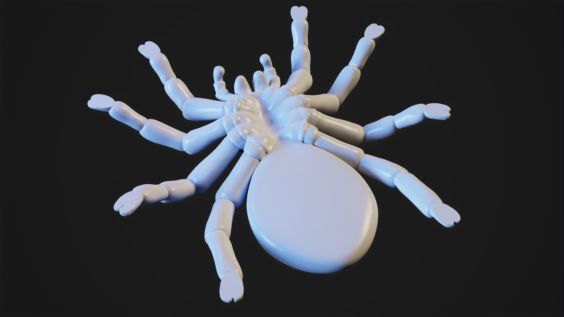 Spider - 3D Printable 3D print model_12