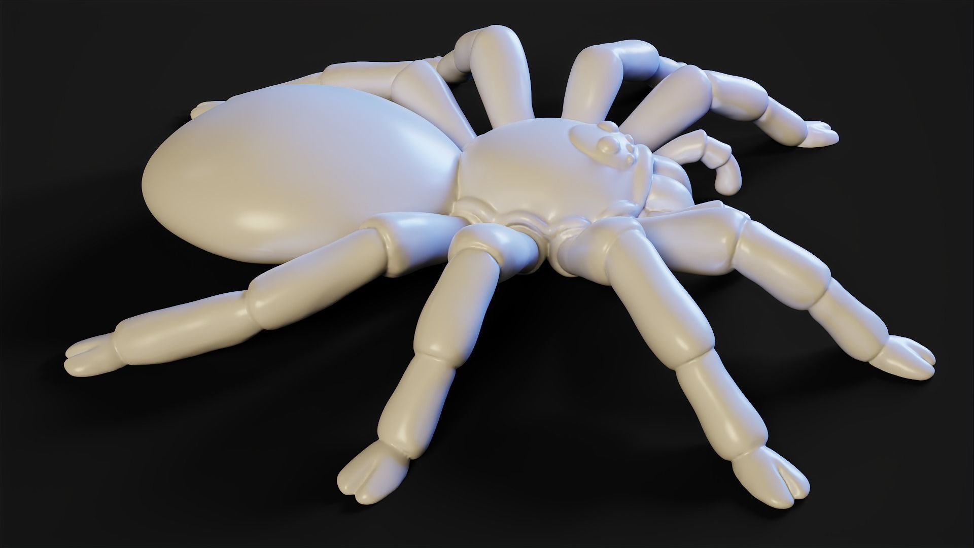 Spider - 3D Printable 3D print model_7