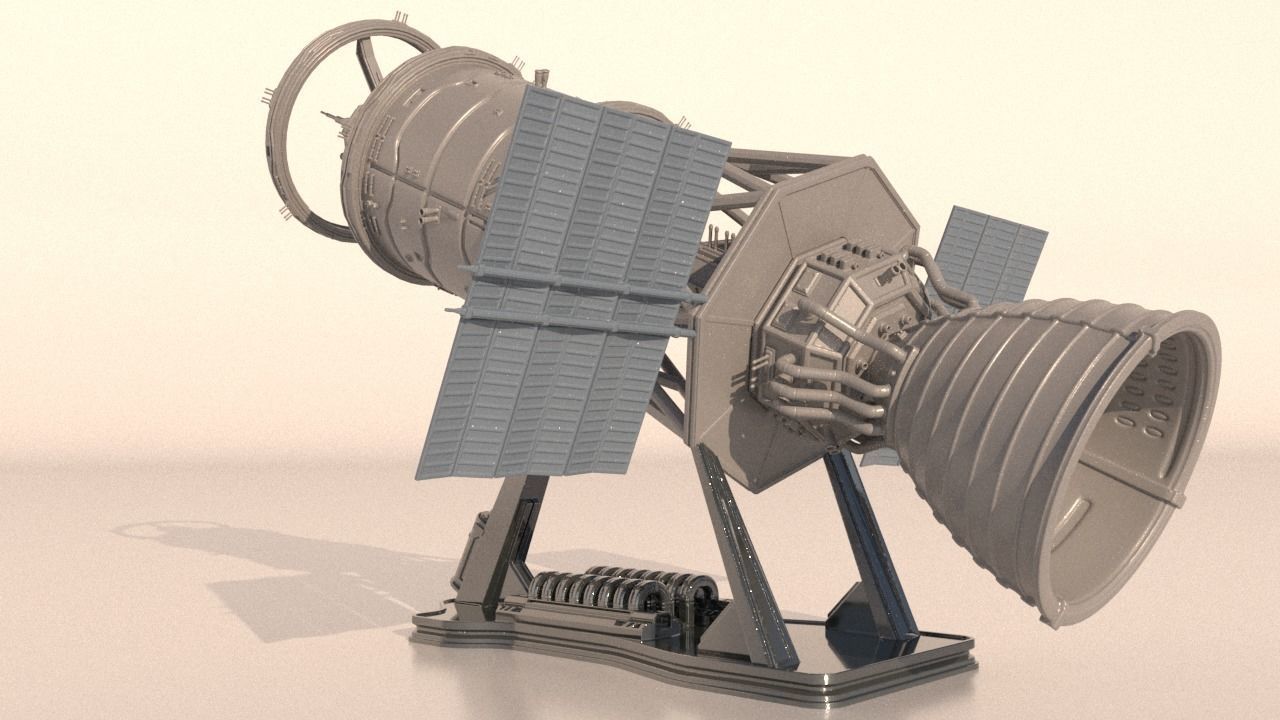 Space module for 3Dprint 3D print model_4