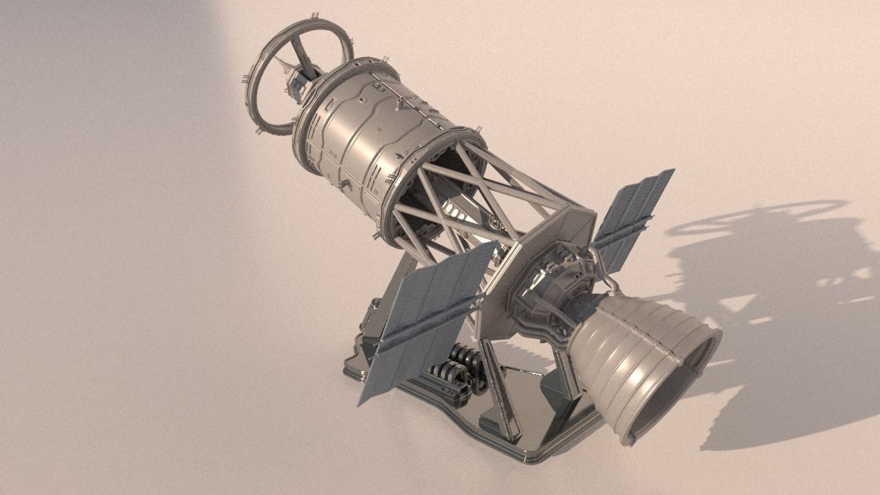 Space module for 3Dprint 3D print model_2