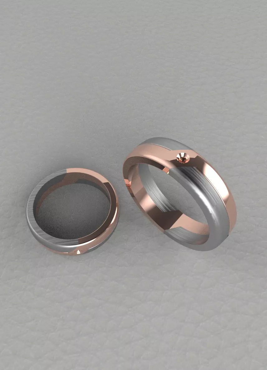 wedding ring VIP 3D print model