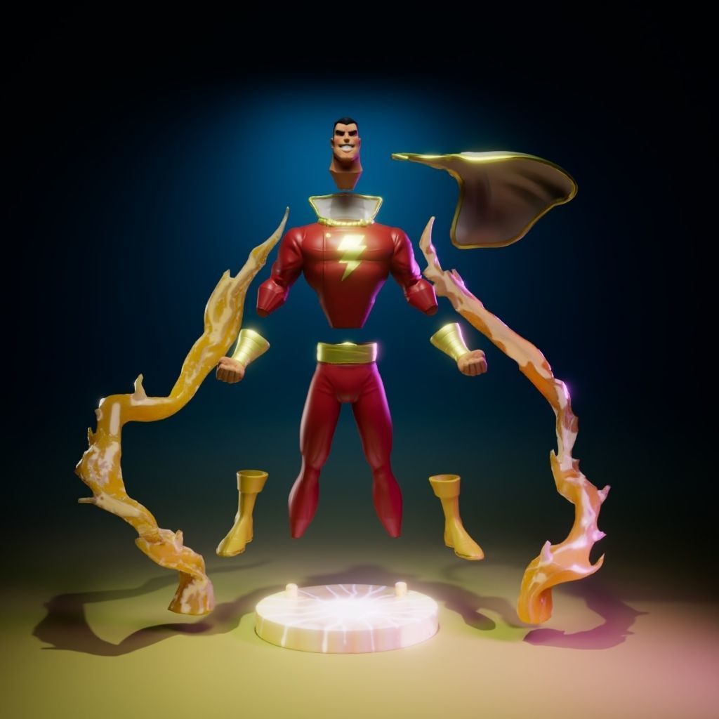 Shazam-Dc 3D print model_5