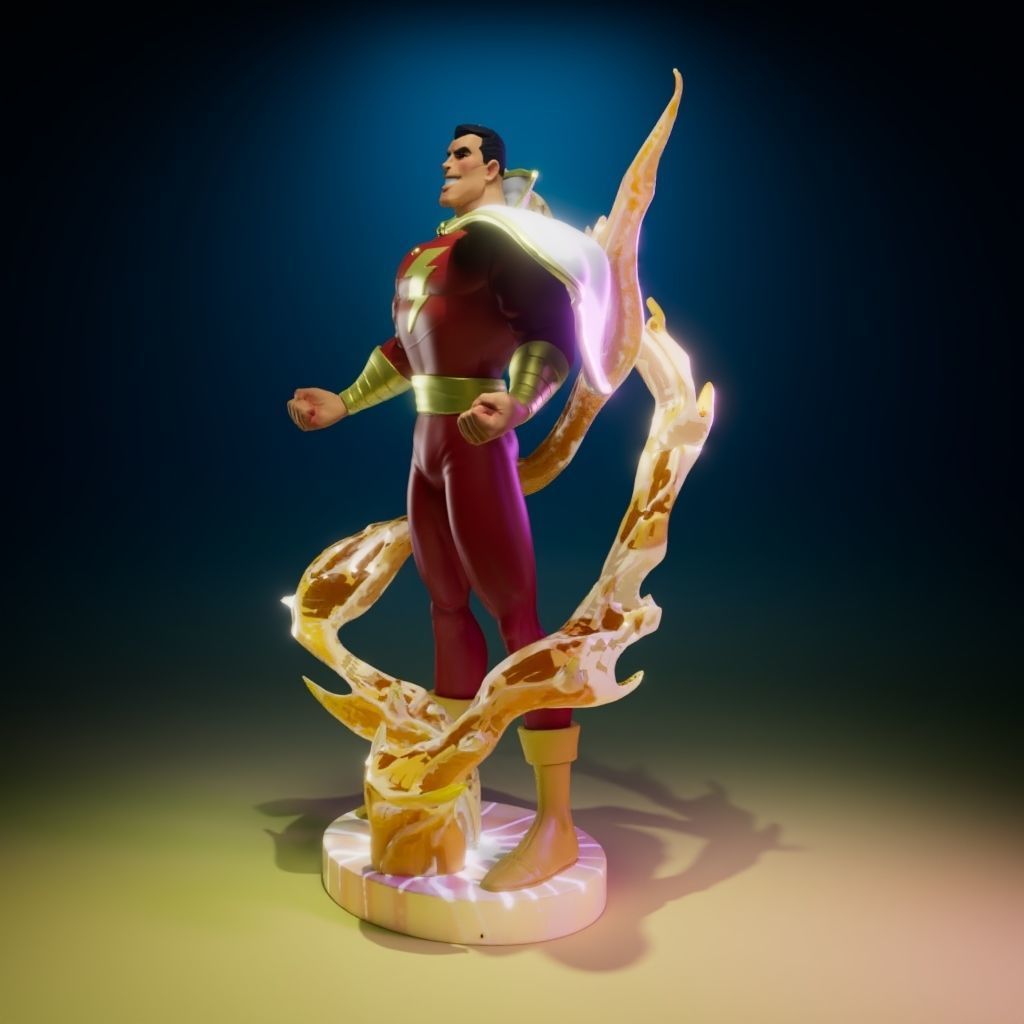 Shazam-Dc 3D print model_2