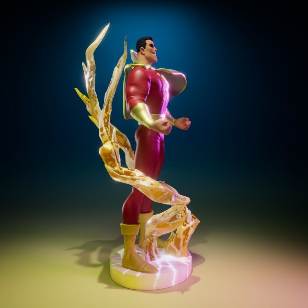 Shazam-Dc 3D print model_1