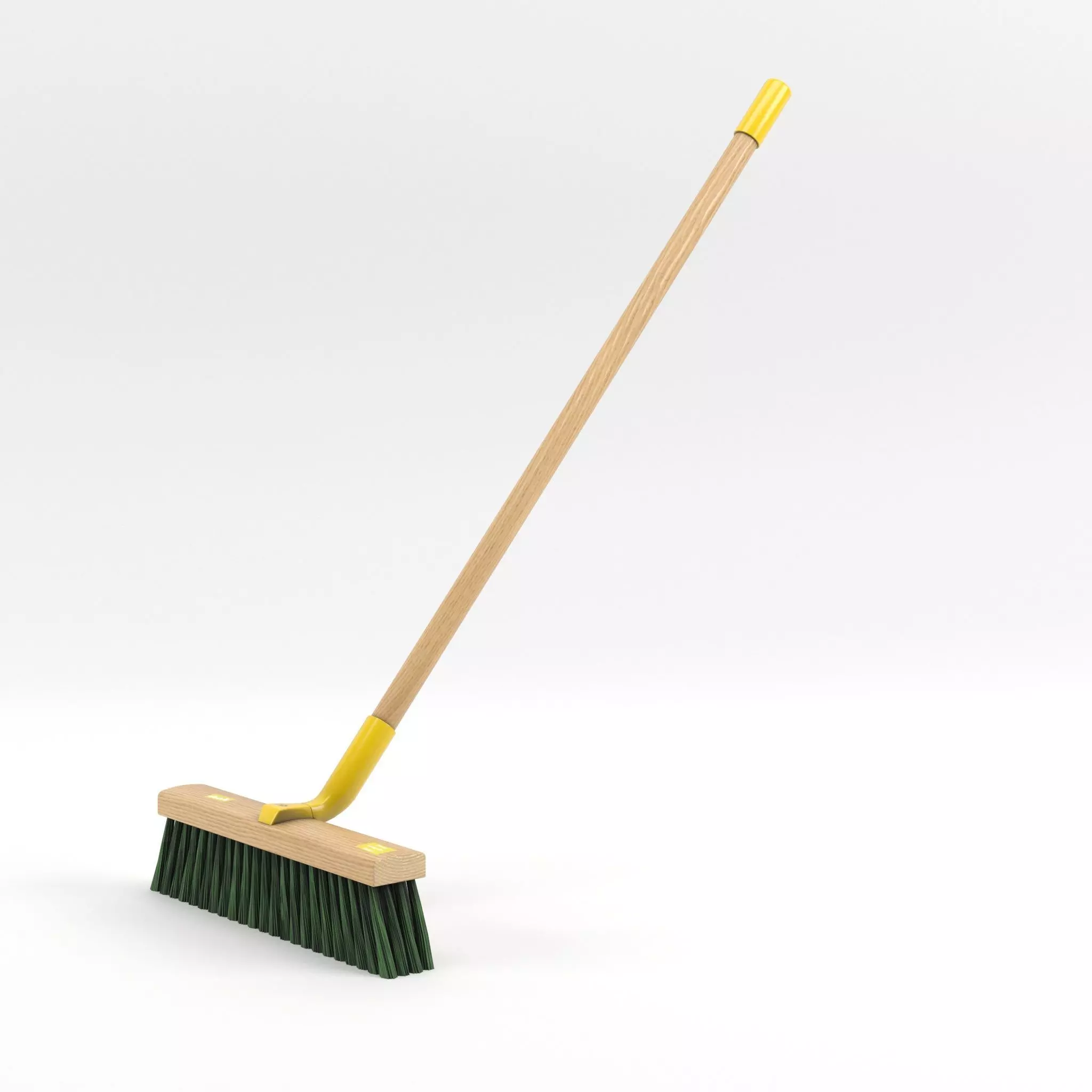 Broom Low-poly 3D model_0