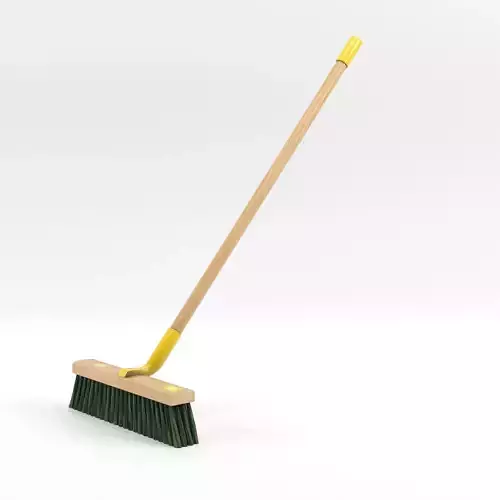 Broom Low-poly 3D model