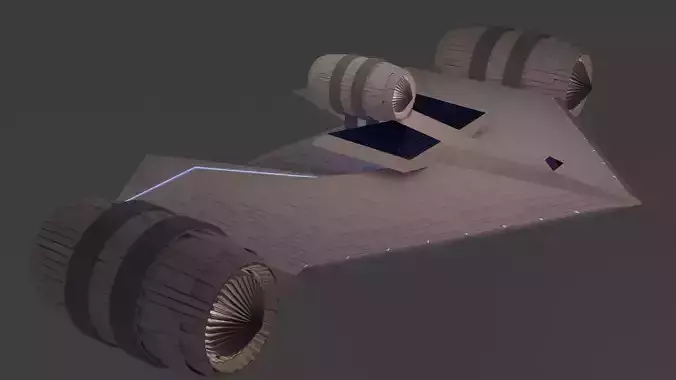 Nave Sci--Fi 3D model